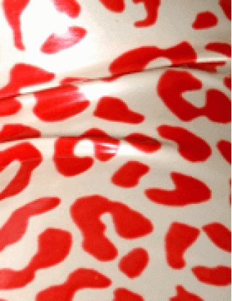 Struktur Latex Leo Red on White